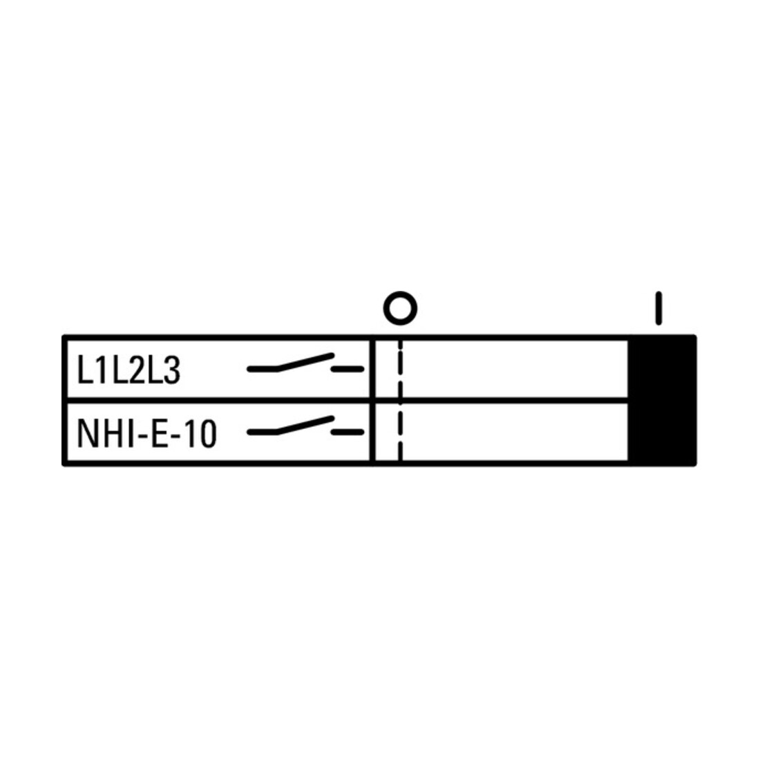 Eaton Normalhilfsschalter 1S, Einbau NHI-E-10-PKZ0