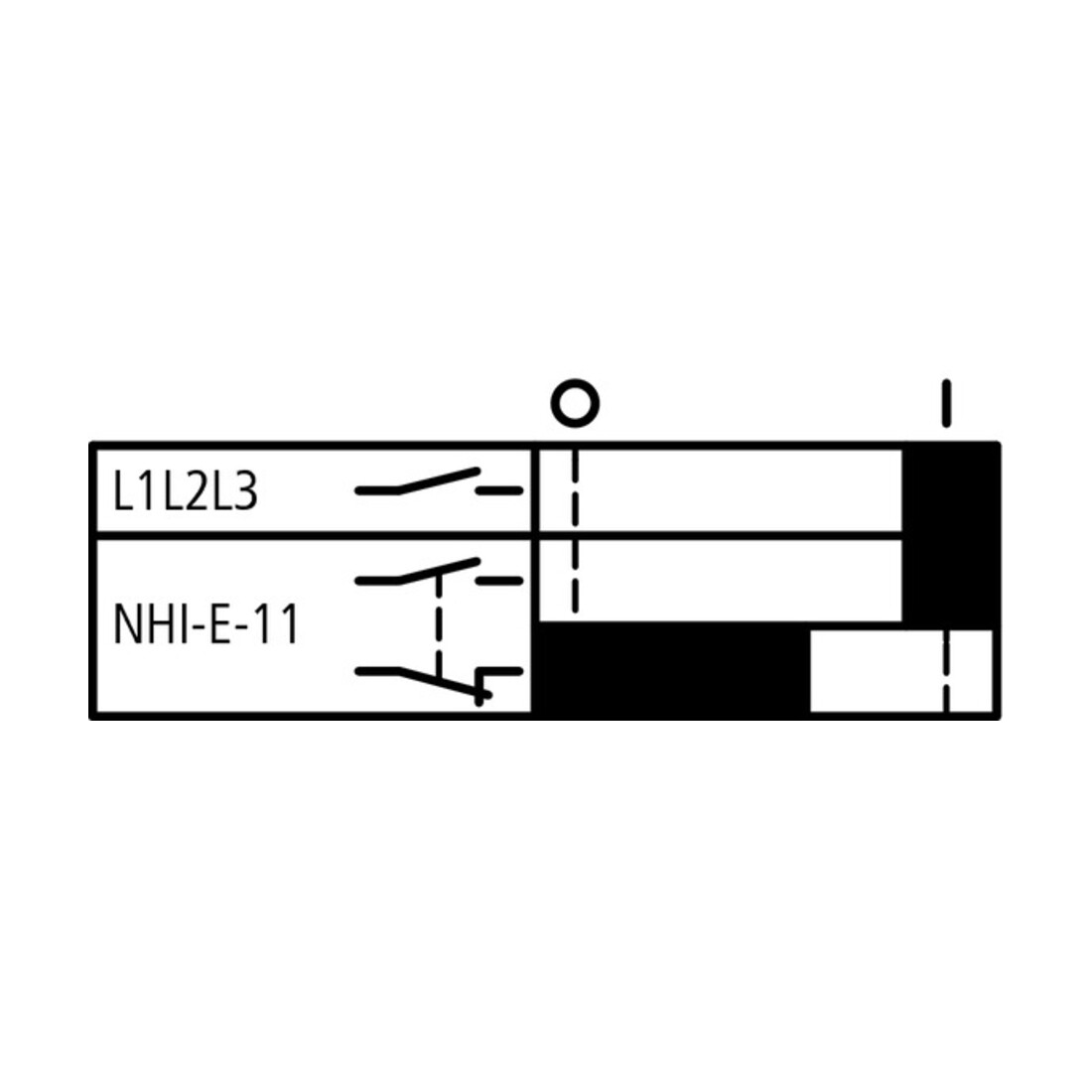 Eaton Normalhilfsschalter 1S1Ö, Einbau NHI-E-11-PKZ0
