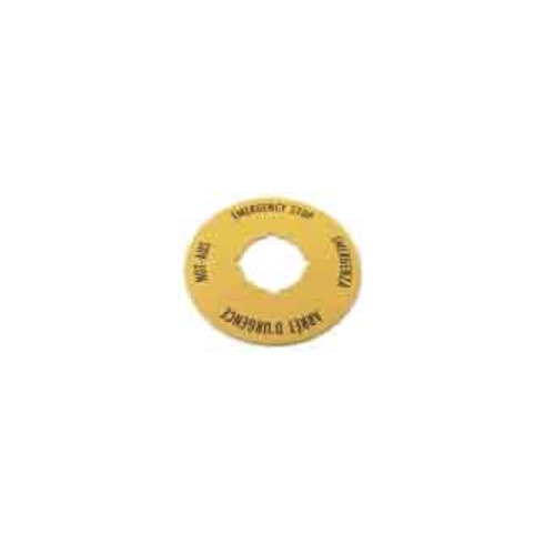 Eaton NOT-AUS-Schild mit Beschriftung M22-XAK1