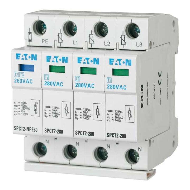 Eaton Parafoudre enfichable SPCT2-280-3+NPE