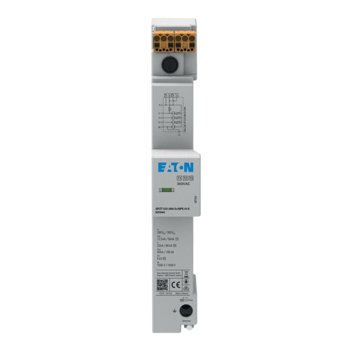Eaton Parafoudre SPZT123-300/3+NPE-HS pour barre omnibus 40 mm