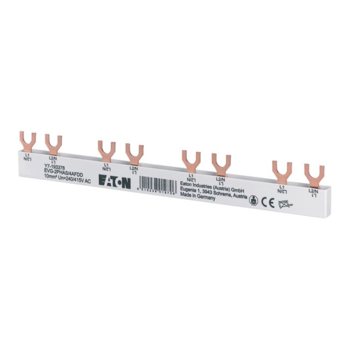 Eaton Phasenschiene Busbar 10mm² 50A 690VAC/DC EVG-2PHAS/4AFDD