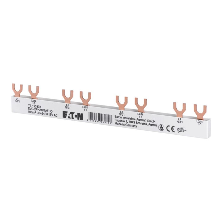 Eaton Phasenschiene Busbar 10mm² 50A 690VAC/DC EVG-2PHAS/4AFDD