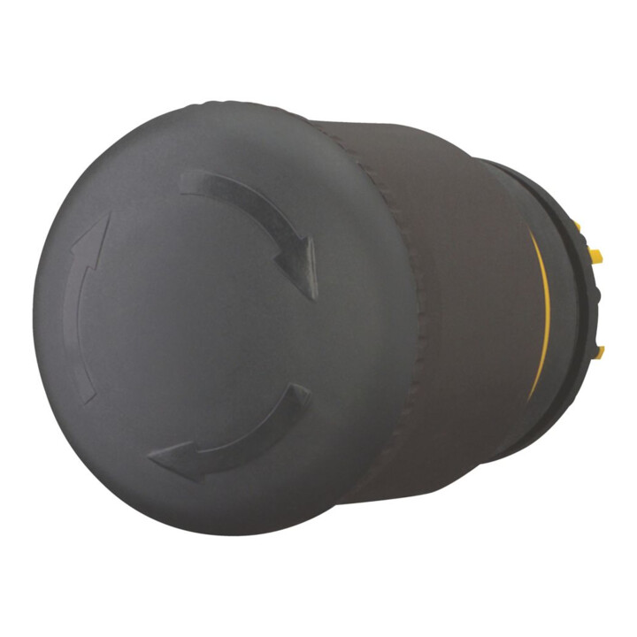 Eaton Pilzdrucktaste schwarz,D=22mm M22S-PVT