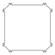 Eaton Plaque de montage pour boîtier CI44 IM4-CI44-1
