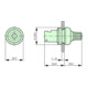 Eaton Potentiomètre 4,7 kΩ M22S-R4K7