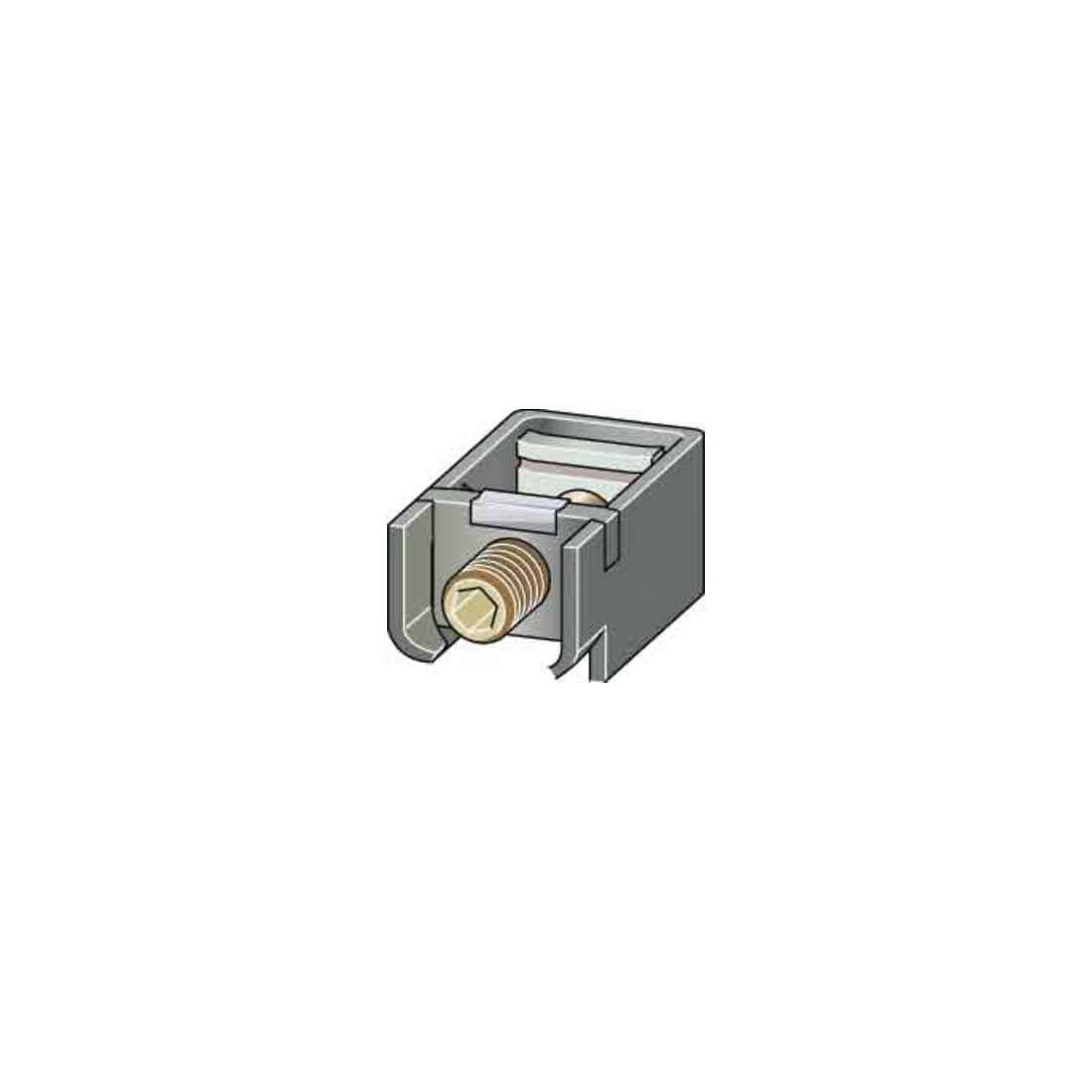Eaton Rahmenklemme 4p. f. NZM2 bis 250A NZM2-4-250-XKC