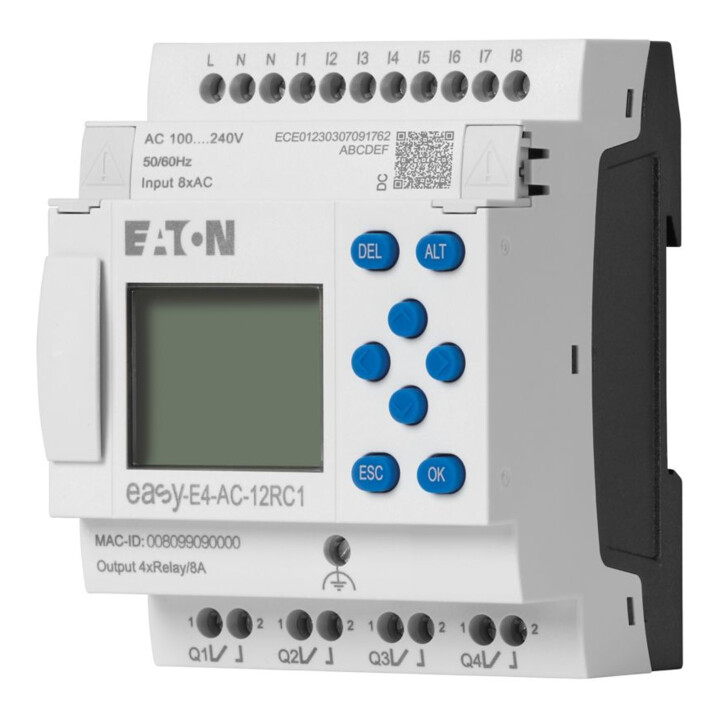 Eaton Steuerrelais 8 digitale Eingänge EASY-E4-AC-12RC1
