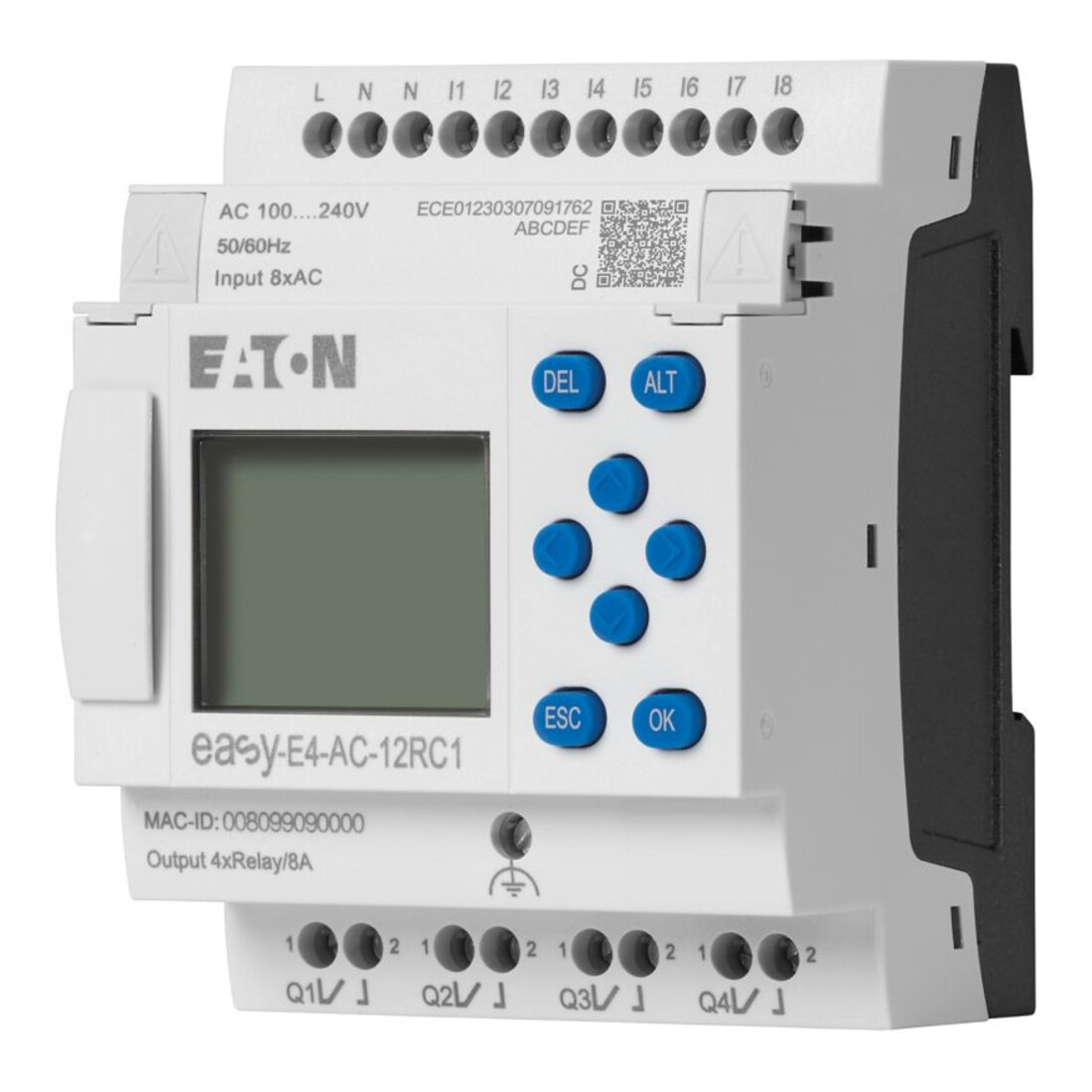 Eaton Steuerrelais 8 digitale Eingänge EASY-E4-AC-12RC1