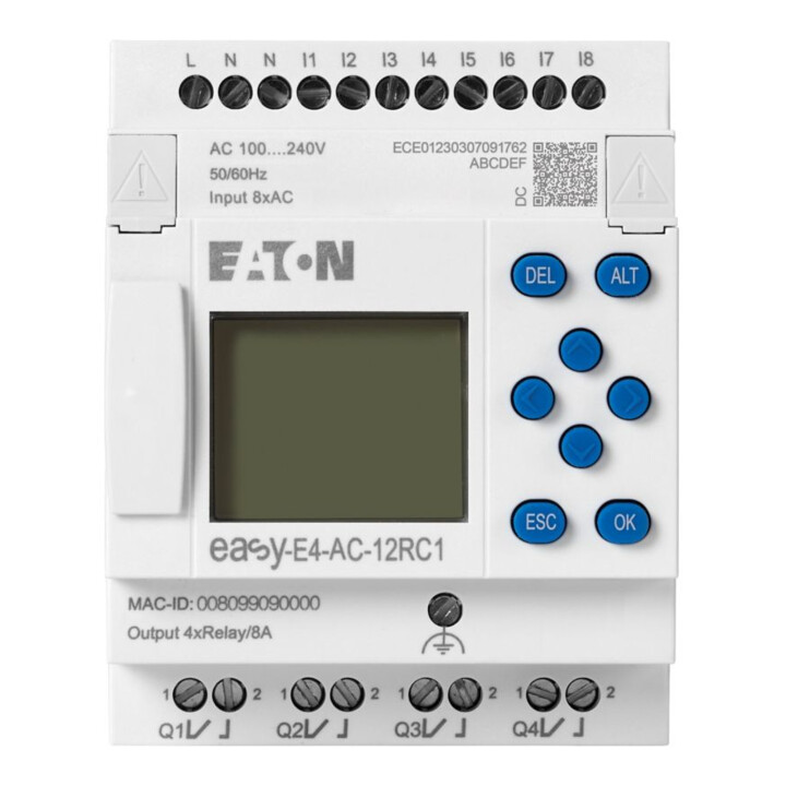 Eaton Steuerrelais 8 digitale Eingänge EASY-E4-AC-12RC1