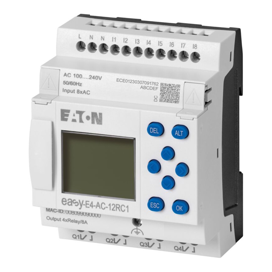Eaton Steuerrelais 8 digitale Eingänge EASY-E4-AC-12RC1