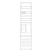 Eaton Tableau de comptage 1ZP, 5 pôles ZSD-M17B0013-1