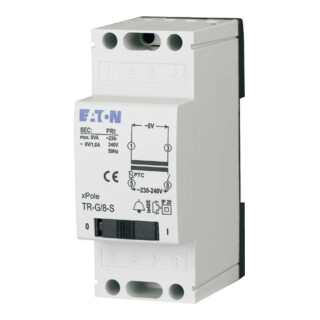 Eaton Transformateur de sonnette 8V/1A TR-G/8