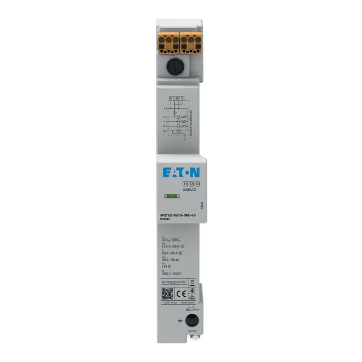 Eaton Überspannungsableiter SPZT123-300/3+NPE-HS für 40mm Sammelschiene