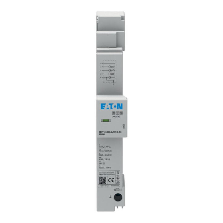 Eaton Überspannungsableiter SPZT123-300/3+NPESOS für 40mm Sammelschiene