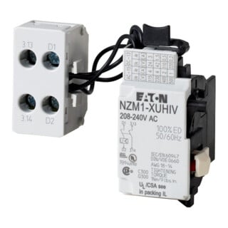 Eaton Unterspannungsauslöser NZM1-XUHIV208-240AC mit 2VHI seitlicher Klemme