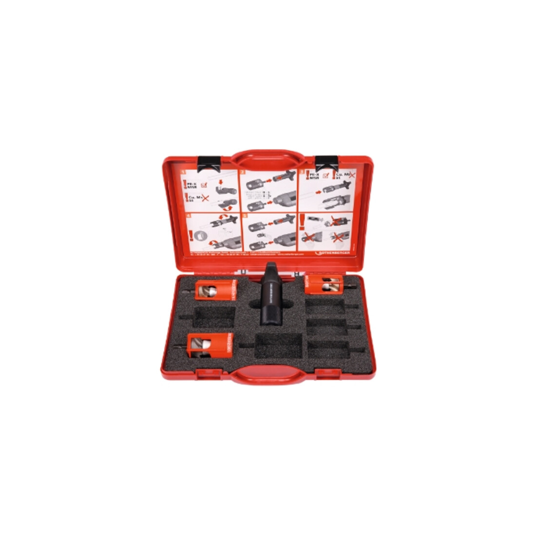 Ébavureur de tubes Rothenberger ROGRAT MSR-Set, TH 16-20-26mm