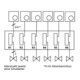 Eberle Controls Barrette de connexion 6 canaux EV 230