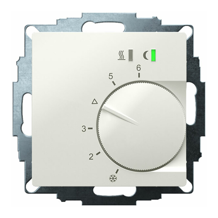 Eberle Controls Régulateur d’ambiance encastré 5-30°C AC230V Sortie Triac UTE 2500-RAL9010-G55