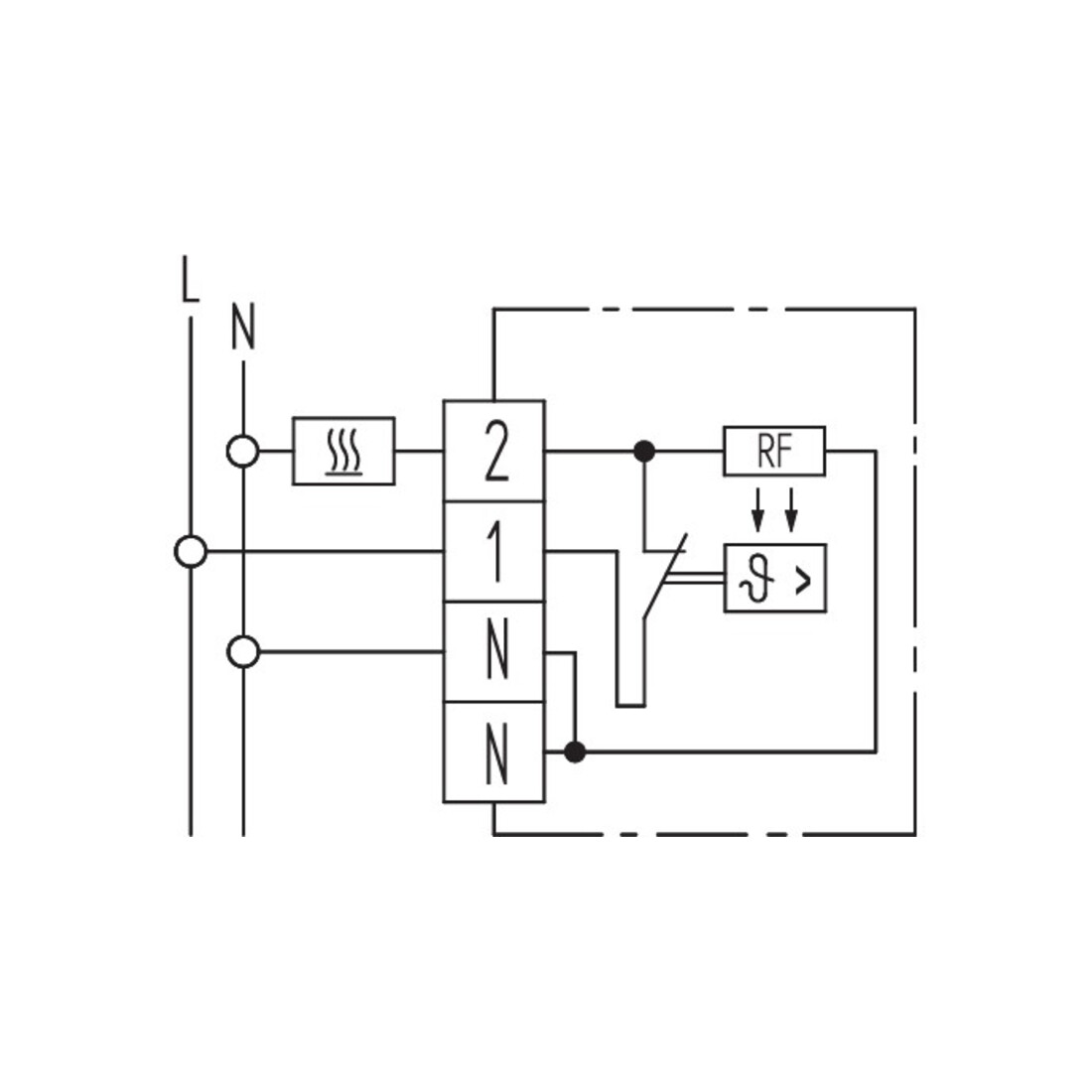 Eberle Controls Régulateur de température AP/UP blanc RTR-E 3521