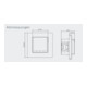 Eberle Controls Régulateur de température encastré blanc FIT np 3R