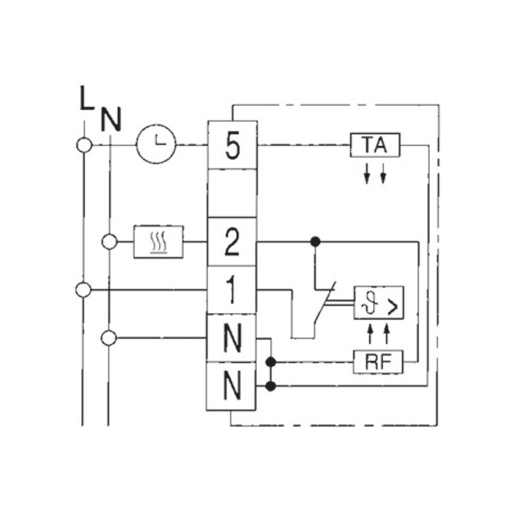 Eberle Controls Régulateur de température RTR-E 6124