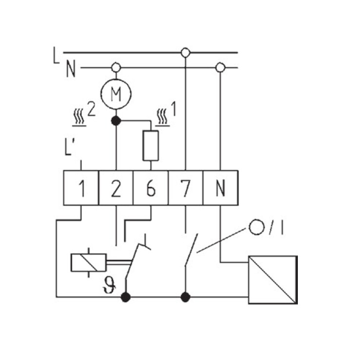 Eberle Controls Régulateur de température RTR-E 7610