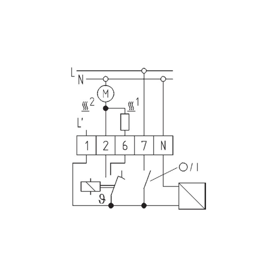 Eberle Controls Régulateur de température RTR-E 7610