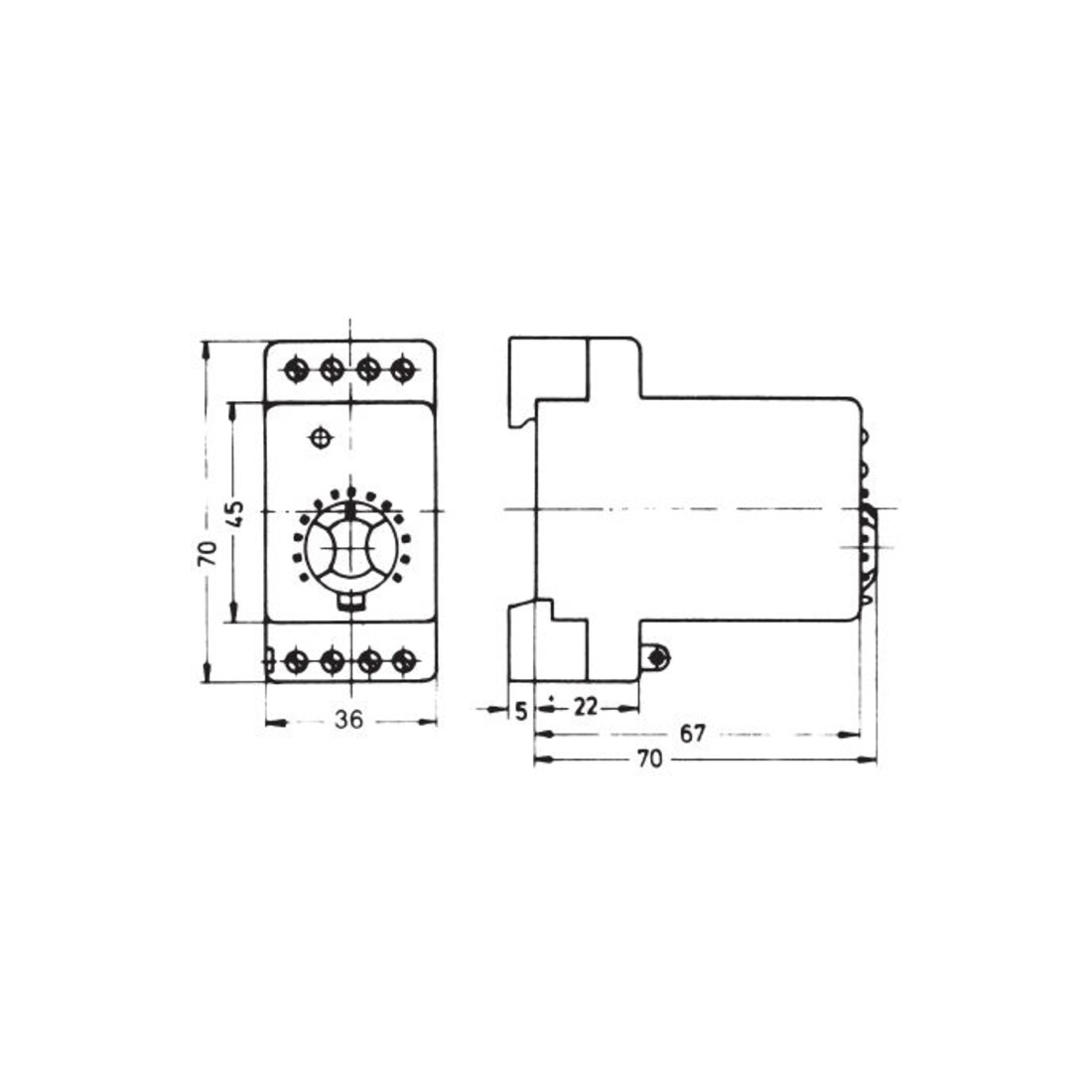 Eberle Controls Régulateur de température sur TS, 1W, 0-60°C ITR-3 60