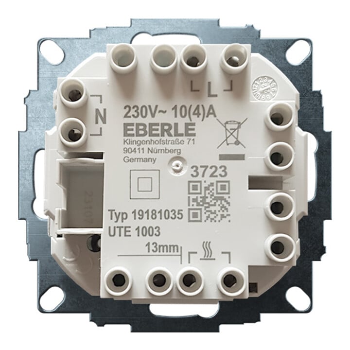 Eberle Controls UP-Raumregler 5-30C AC230V 1Öffner UTE 1003-RAL9010-G55