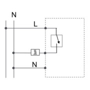 Eberle Controls UP-Raumregler 5-30C AC230V Ausgang Triac UTE 2100-RAL9010-G55-4