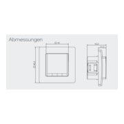 Eberle Controls UP-Temperaturregler weiß FIT np 3R /-2