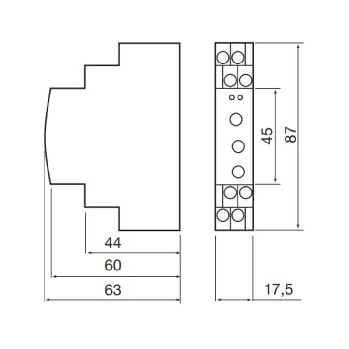 Eberle Controls Zeitrelais 1W,5A,24-240VAC/DC IZA/R