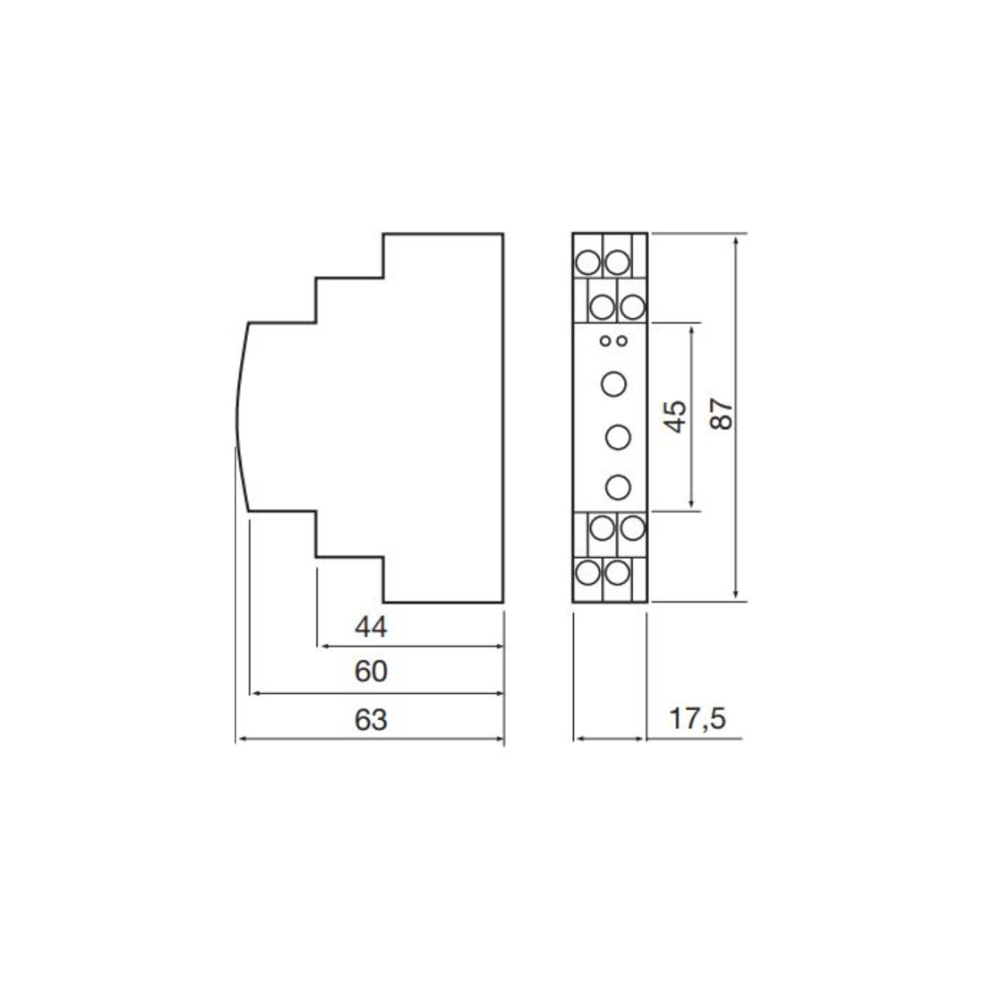 Eberle Controls Zeitrelais 1W,5A,24-240VAC/DC IZA/R