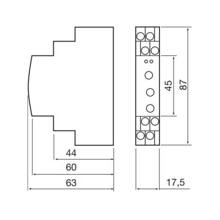 Eberle Controls Zeitrelais 1W,5A,24-240VAC/DC IZT