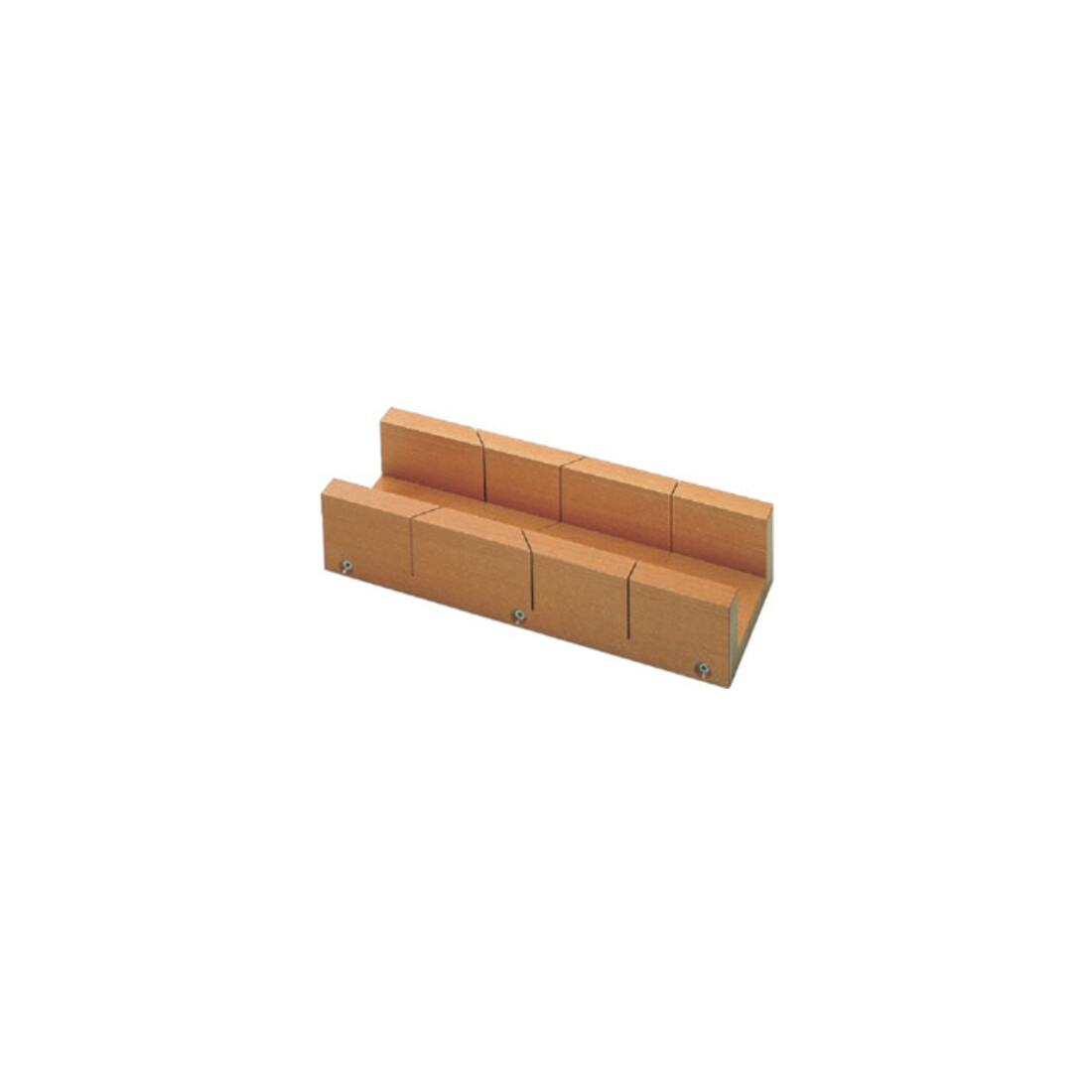 ECE Boîte à onglets L300×I62×P37mm Bois de hêtre rouge laqué