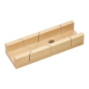 ECE Boîte à onglets L300×I62×P37mm Bois de hêtre rouge laqué-3