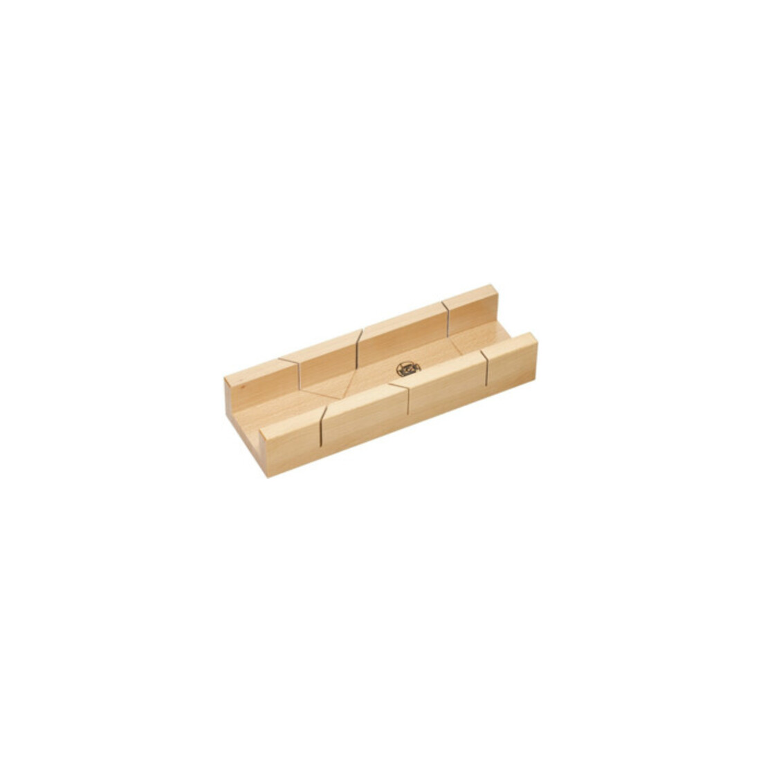 ECE Boîte à onglets L300×I62×P37mm Bois de hêtre rouge laqué