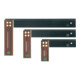 ECE Équerre longueur des branches 350 mm avec échelle gravée Bois de palissandre-1