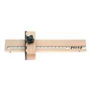 ECE Streichmaß L. 150mm m. Pockholzauflage Weißbuche-1