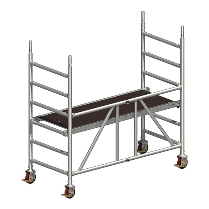 Échafaudage mobile Zifa P2 travail 750 x 1800 mm (l x L) aluminium hauteur dìéchaffaudage 1830