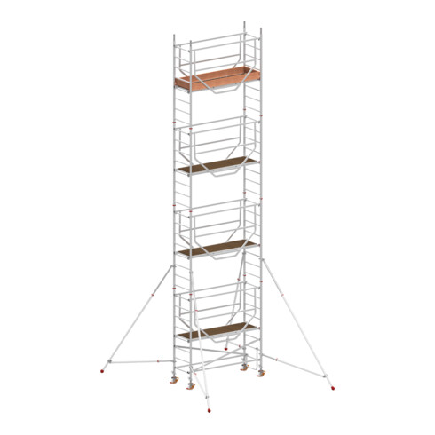 Échafaudage roulant ADVANCED SAFE-T avec stabilisateurs, module 1+2+3+4 Hymer