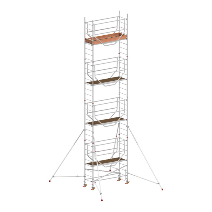 Échafaudage roulant ADVANCED SAFE-T avec stabilisateurs, module 1+2+3+4 Hymer
