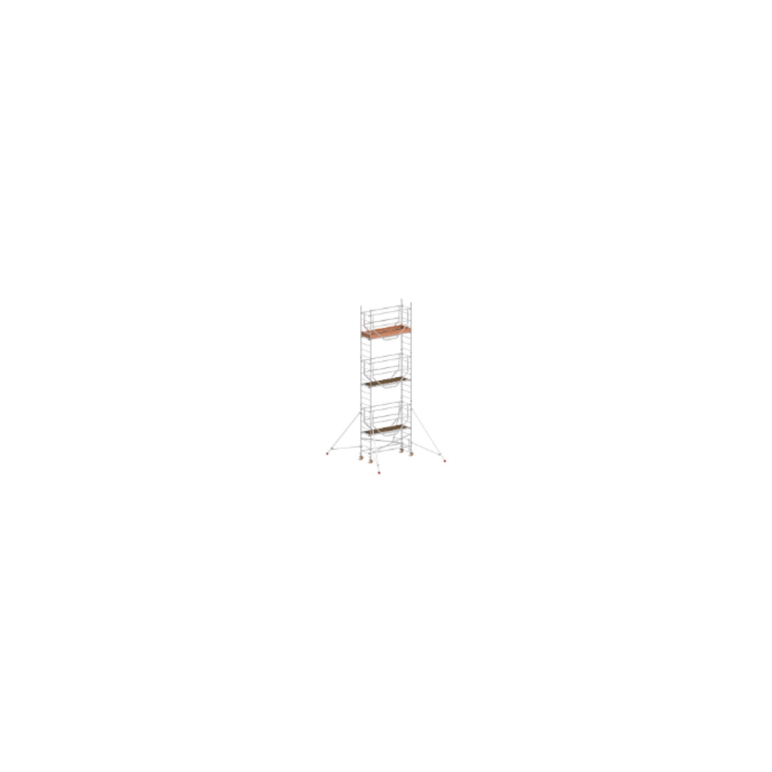 Échafaudage roulant ADVANCED SAFE-T avec stabilisateurs, module 1+2+3 Hymer