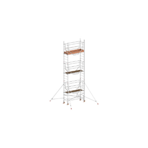 Échafaudage roulant ADVANCED SAFE-T avec stabilisateurs, module 1+2+3 Hymer