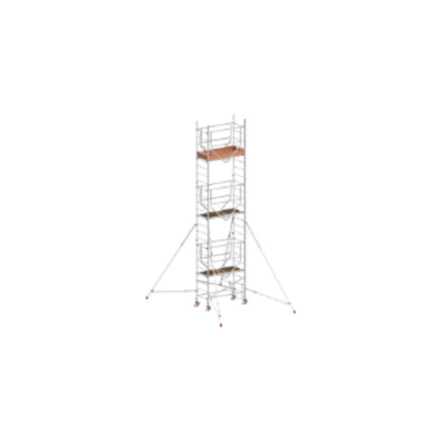 Échafaudage roulant ADVANCED SAFE-T avec stabilisateurs, module 1+2+3 Hymer