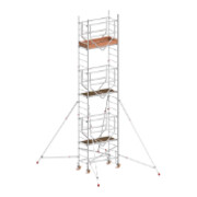 Échafaudage roulant ADVANCED SAFE-T avec stabilisateurs, module 1+2+3 Hymer-2