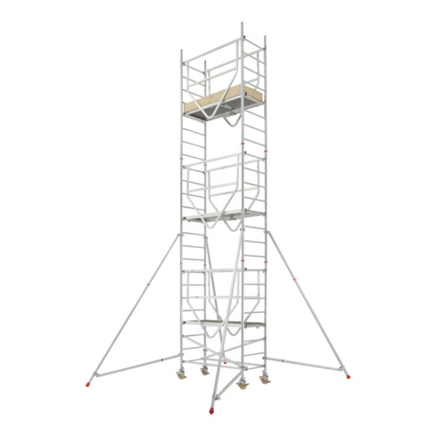 Échafaudage roulant ADVANCED SAFE-T avec stabilisateurs, module 1+2+3 Hymer