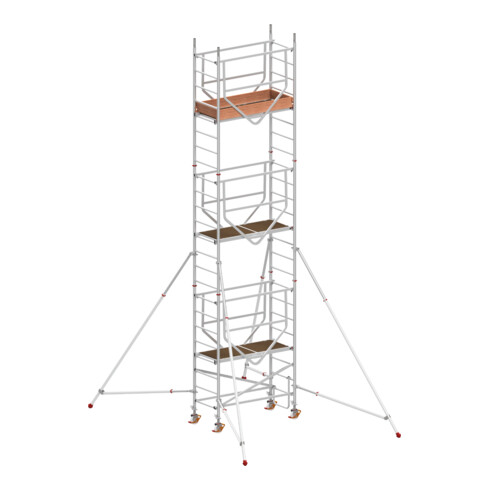 Échafaudage roulant ADVANCED SAFE-T avec stabilisateurs, module 1+2+3 Hymer
