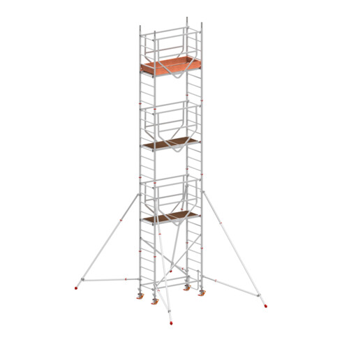 Échafaudage roulant ADVANCED SAFE-T avec stabilisateurs, module 1+2+3+KIT Hymer
